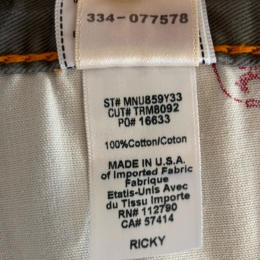 True Religion Ricky camouflage jeans. Very Good Condition! Grey/Green. 34” x 34” - Picture 14 of 14